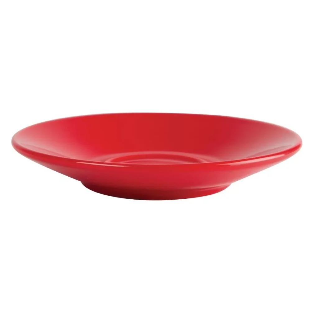 Olympia Cafe Espresso Saucer Red (Fits GK070) (Box 12) - Image 6