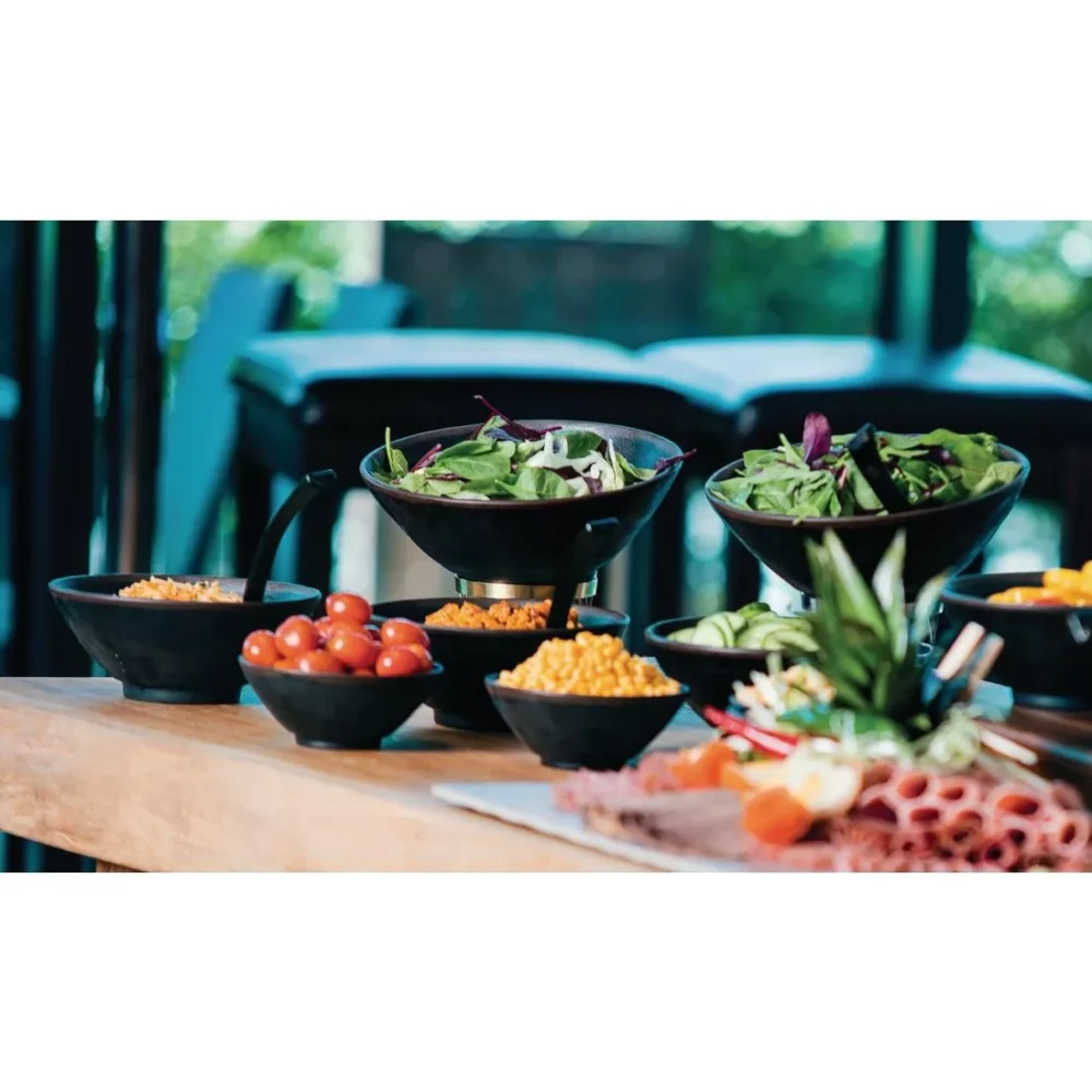 APS Marone Melamine Bowl 190mm - Image 4