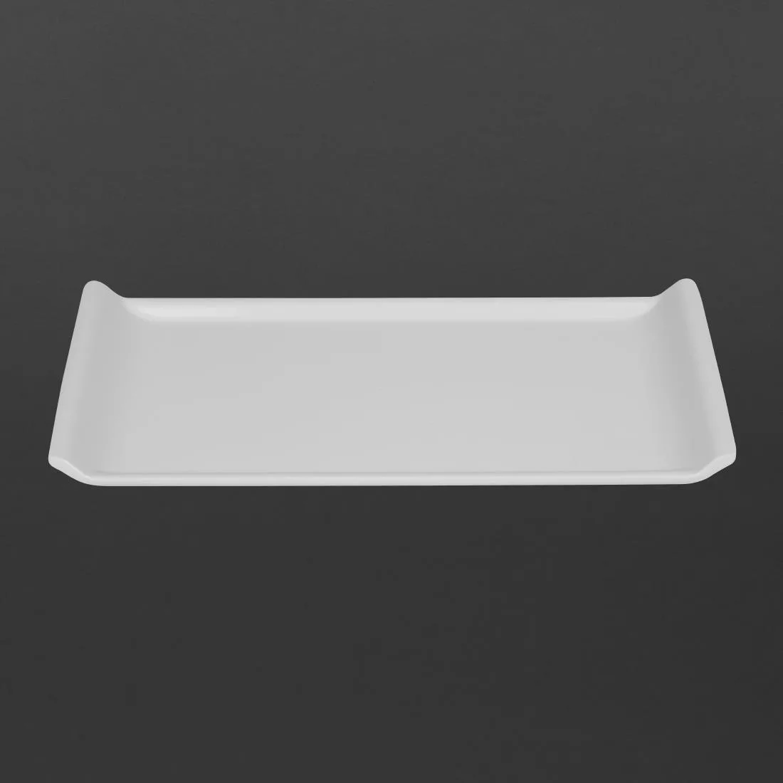 Olympia Kristallon Melamine Platter White 300 x 150mm - Image 4