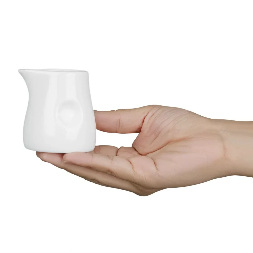 Olympia Whiteware Dimpled Milk Jugs 70ml (Pack of 6) - Image 5