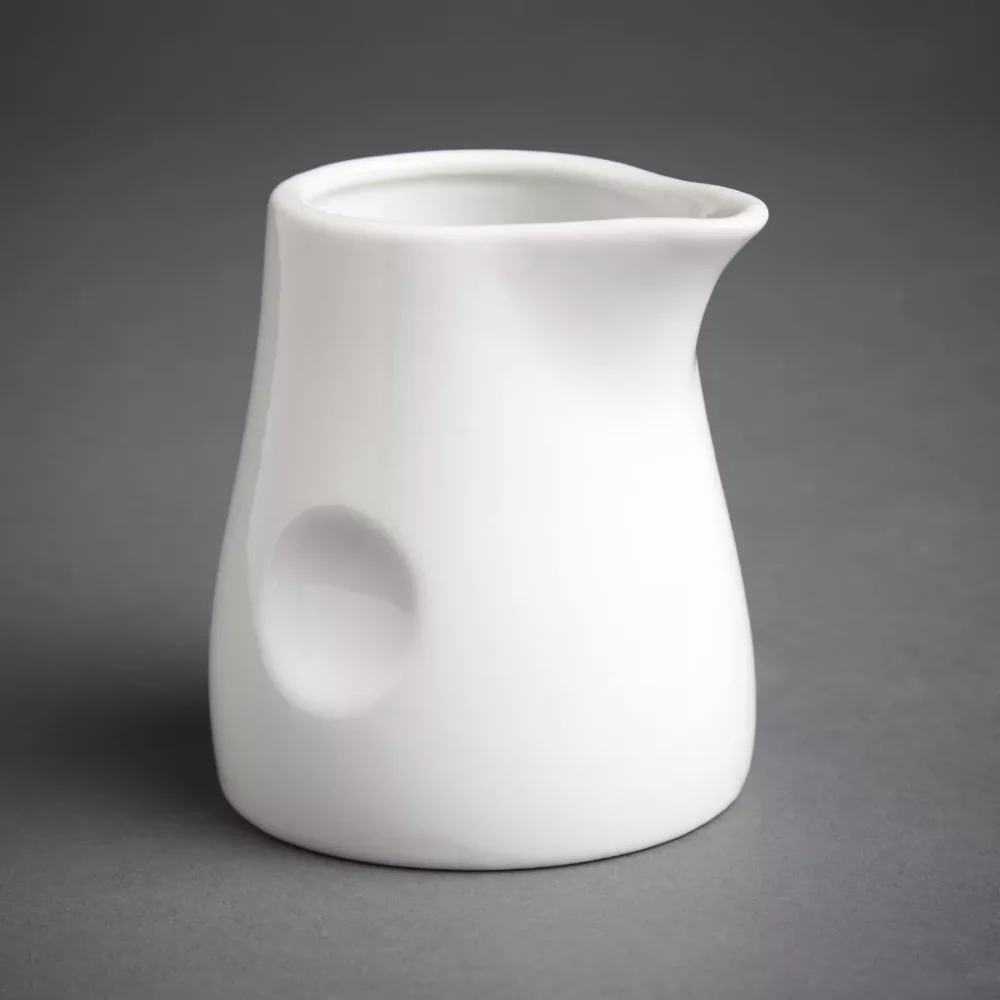 Olympia Whiteware Dimpled Milk Jugs 170ml (Pack of 6) - Image 3