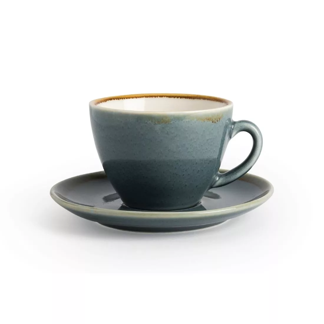 Olympia Kiln Cappuccino Cup Ocean 230ml (Pack of 6) - Image 4