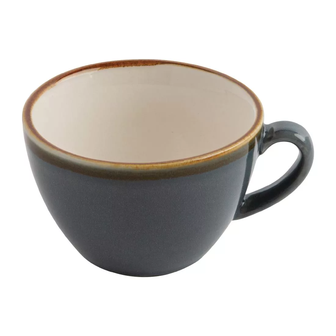Olympia Kiln Cappuccino Cup Ocean 340ml (Pack of 6) - Image 3