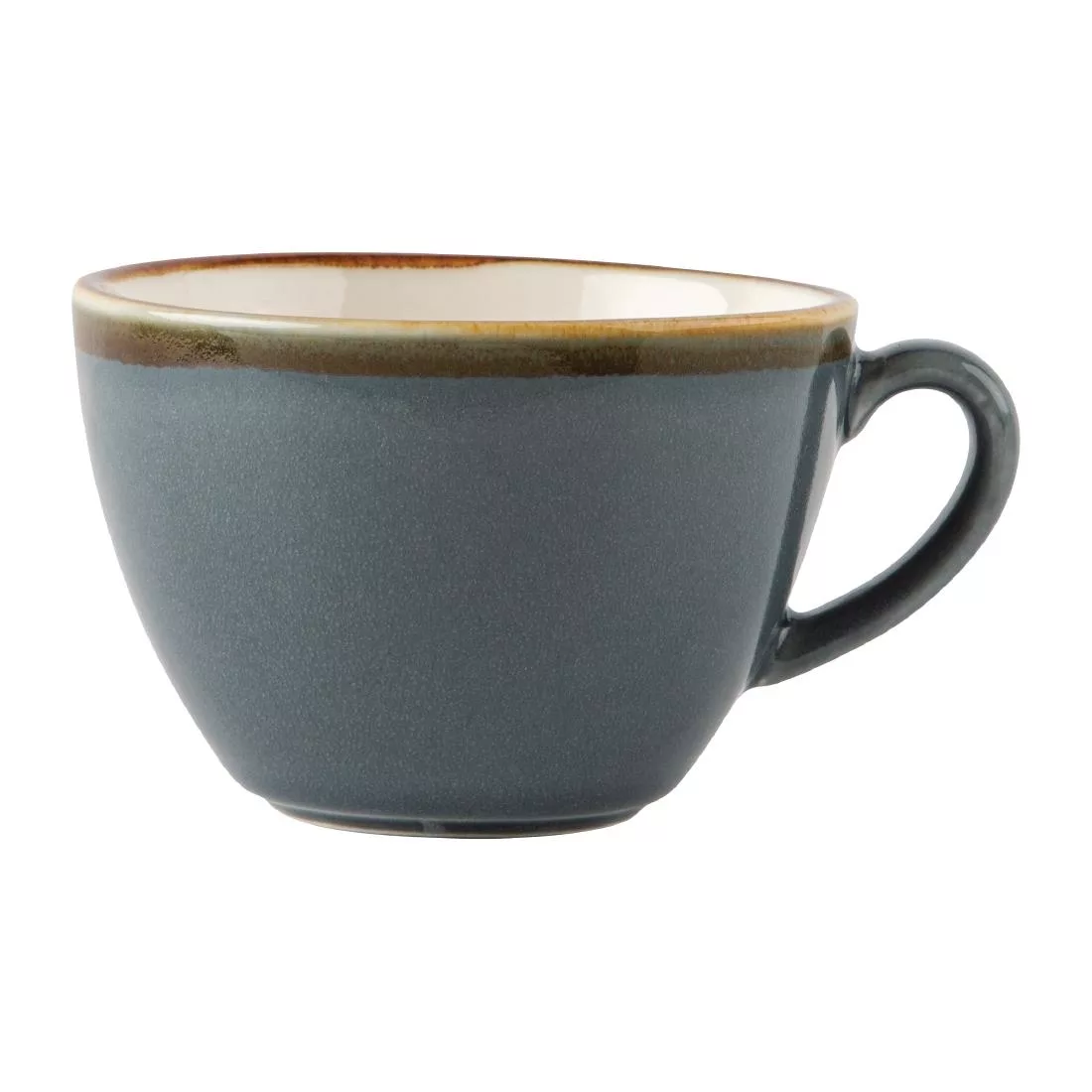 Olympia Kiln Cappuccino Cup Ocean 340ml (Pack of 6) - Image 4