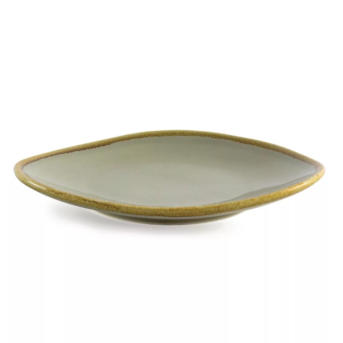 Olympia Kiln Triangular Plate Moss 280mm (Pack of 4) - Image 3