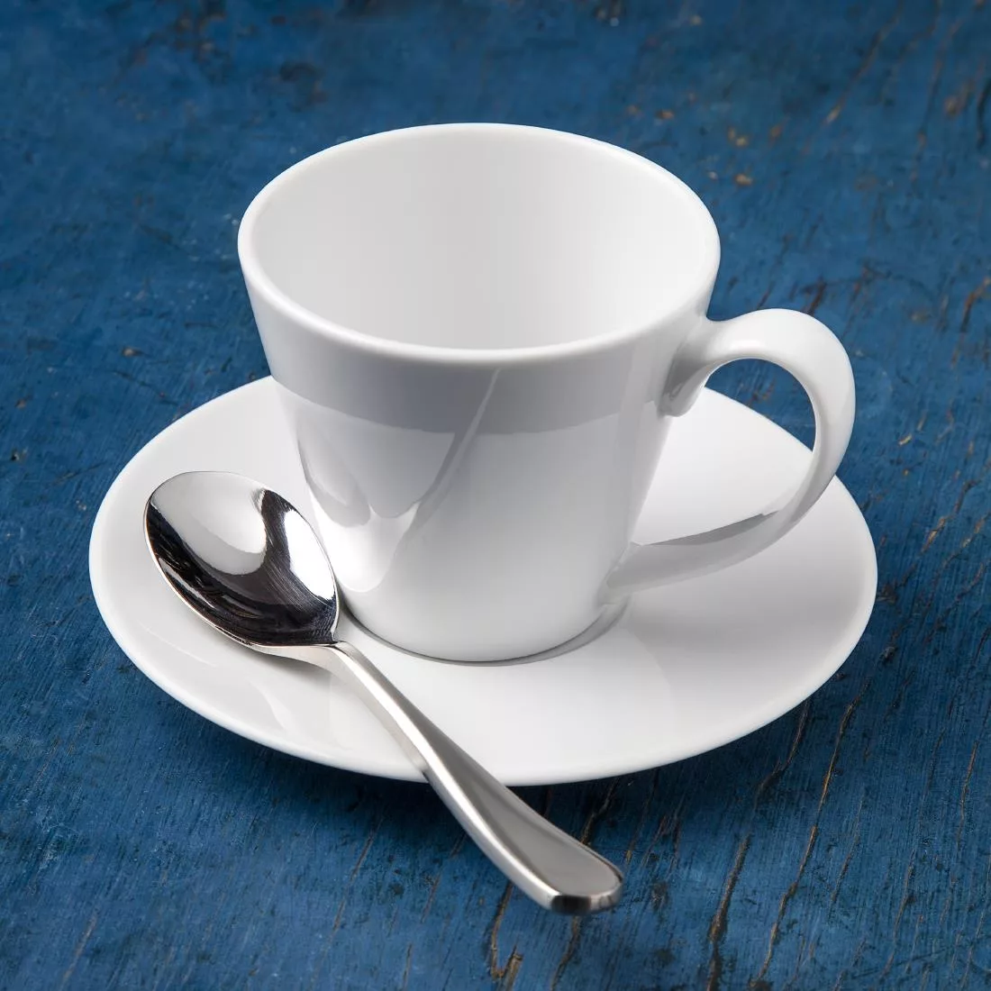 Royal Porcelain Classic White Tea Cup Saucer 145mm (Pack of 12) - Image 5