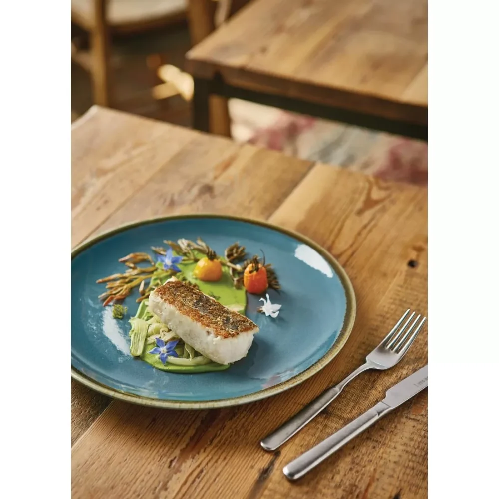 Olympia Kiln Round Plates Ocean 280mm (Pack of 4) - Image 5