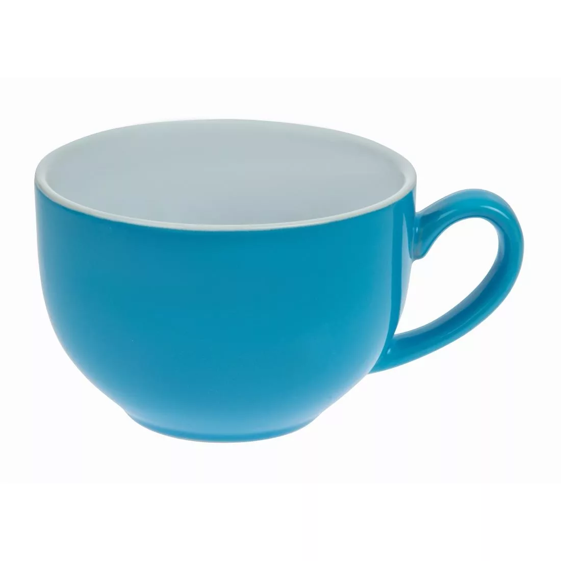 Olympia Cafe Cappuccino Cup Blue - 340ml 11.5fl oz (Box 12) - Image 2