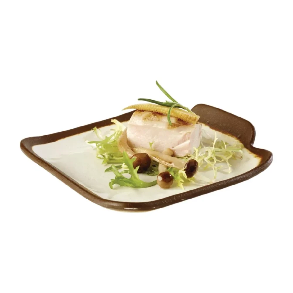 APS Crocker Square Platter Cream 140mm - Image 3
