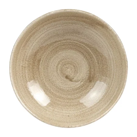 Churchill Stonecast Patina Antique Coupe Bowls Taupe 182mm
