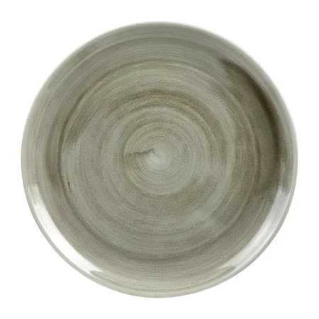 Churchill Stonecast Patina Antique Round Coupe Plates Green 288mm