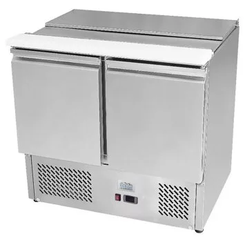 Ice-A-Cool ICE3800GR 2 Door Refrigerated Saladette Preparation Counter  300 Litres