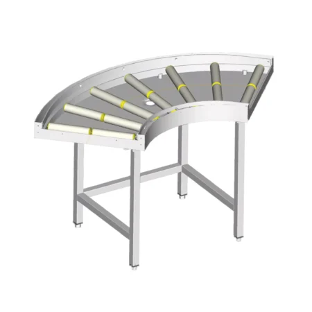 Sammic Roller conveyor and corner roller conveyor (exit)