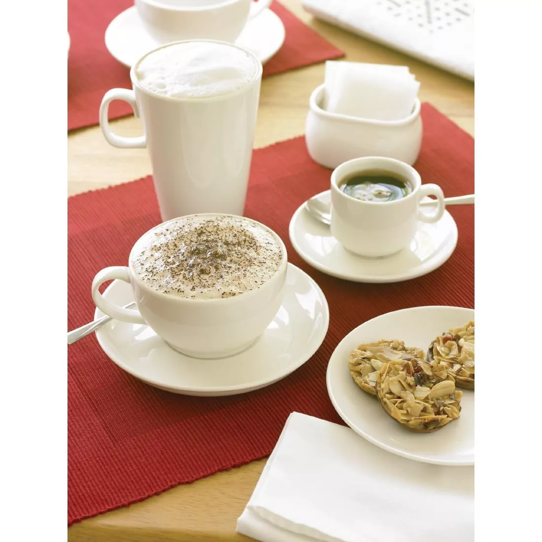 Olympia Ivory Latte Mugs 284ml 10oz (Pack of 12) - Image 3