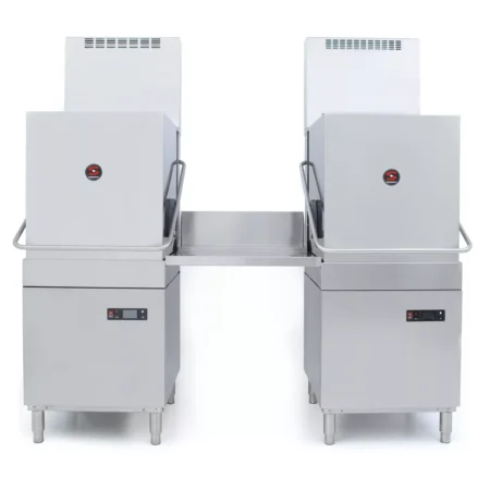 Sammic Tables for connecting two hood-type dishwashers