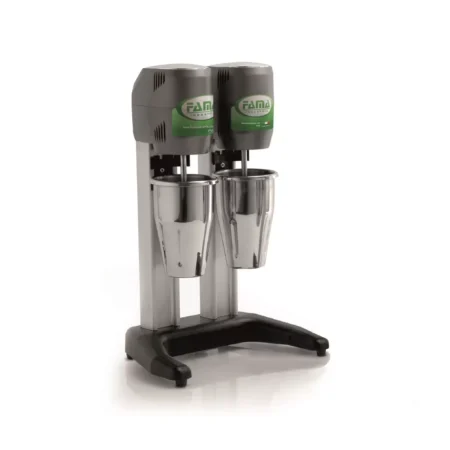 Fama MF4D Double Drink Mixer with Stainless Steel Cups  2 x 0.8 Litres
