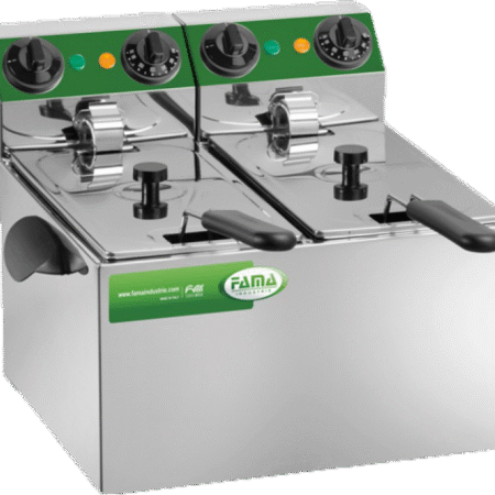 Fama MFR 240 Countertop Double Basket 2 x 3 Litre Electric Fryer  2 x 2kW
