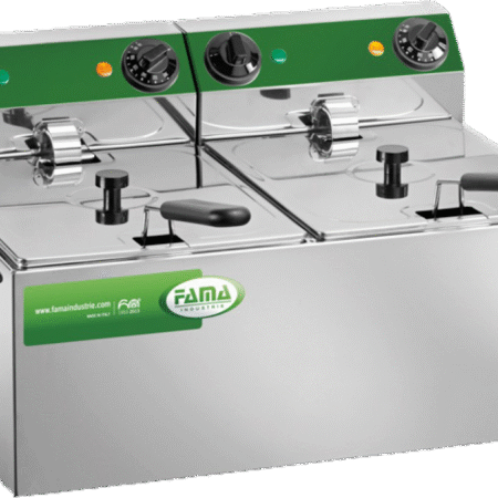 Fama MFR 280 Countertop Double Basket 2 x 6 Litre Electric Fryer  2 x 3.25kW