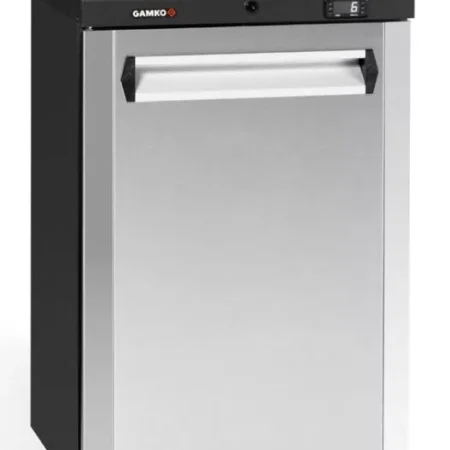 Gamko MG3/150RCS Maxiglass Right Hand Hinged Solid Single Door Undercounter Stainless Steel Bottle Cooler  150 Litres