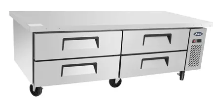 Atosa MGF8453GR 4 Drawer Refrigerated Chef Base 340 Litres  4 x 2/1GN