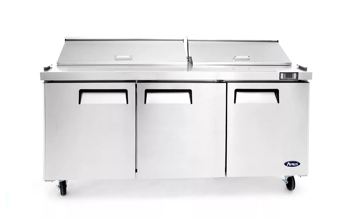 Atosa MSF8304GR 3 Door Heavy Duty Ambient Preparation Counter 598 Litres