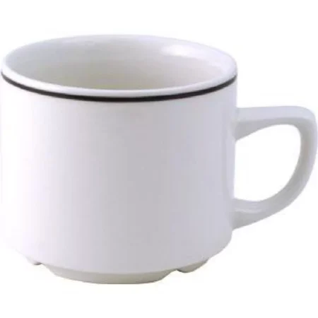 Churchill Black Line Maple Coffee Cups 114ml (Pack of 24)