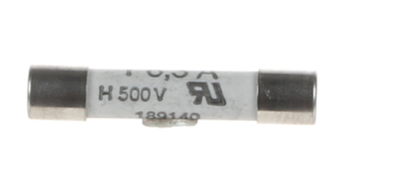 Rational Pack Of 10 Slow Blow Fuses 6.35X32mm 6.3A - 4001.0224P