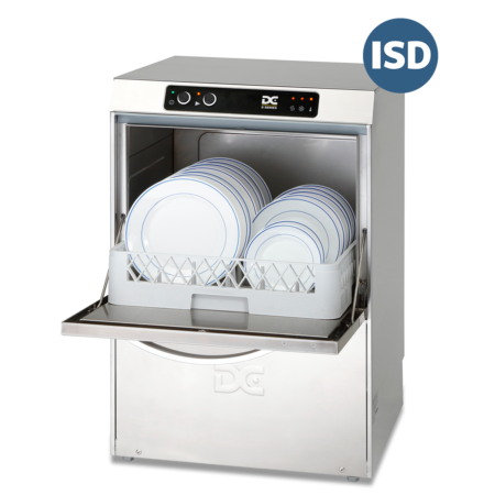 DC SD45ISD Standard Range 450mm Basket Frontloading Commercial Dishwasher with Integral Water Softener & Drain Pump  14 Plates