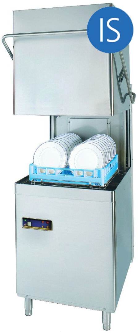 DC SD900CPIS Standard Range 500mm Basket Passthrough Commercial Dishwasher with Chemical Pumps & Integral Water Softener  18 Plates