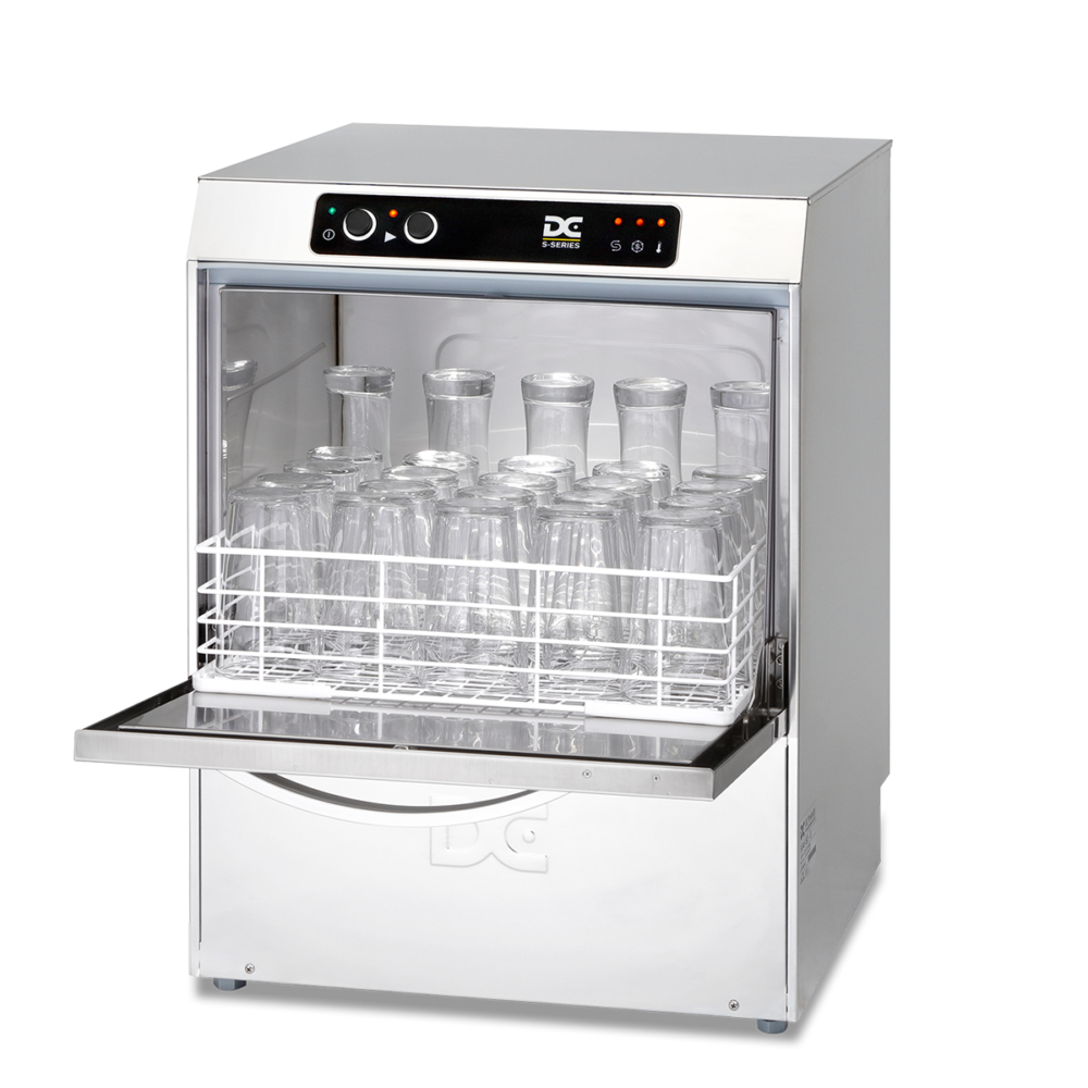 DC SG45 Standard Range 450mm Basket Frontloading Commercial Glasswasher  30 Pint Capacity