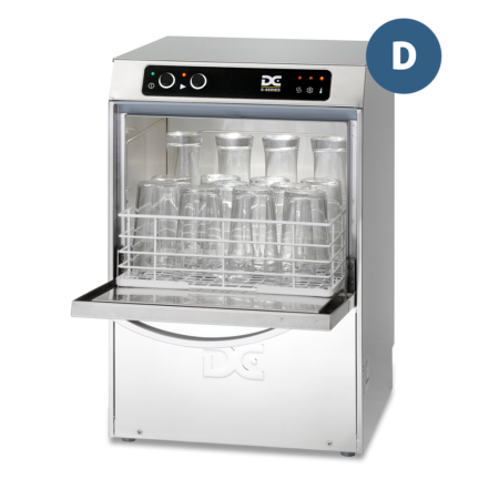 DC SGP35D Standard Range 350mm Basket Frontloading Commercial Glasswasher with Drain Pump  14 Pint Capacity