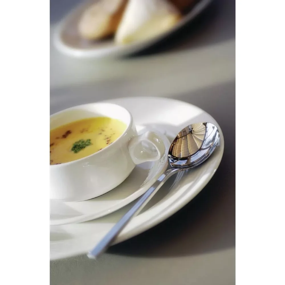 Steelite Simplicity White Handled Stacking Soup Cups 285ml (Pack of 36) - Image 2