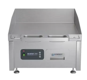 Synergy Griddle GRID600E-S Electric Griddle with smooth top and SMART control technology Comes with garnish rail