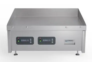 Synergy Griddle GRID900E-S Electric Griddle with smooth top and SMART control technology Comes with garnish rail