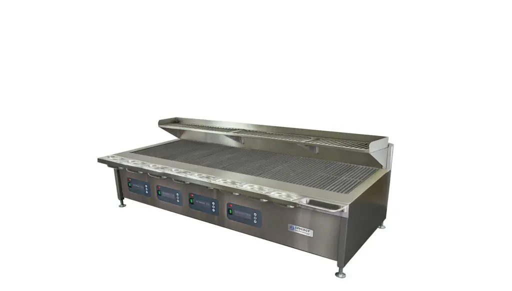 Synergy Grill ST1700 Trilogy Grill with SMART control technology Comes with garnish rail and slow cook shelf 150cm Gas