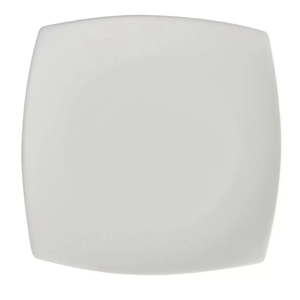 Olympia Whiteware Rounded Square Plates 185mm (Pack of 12) - Image 4