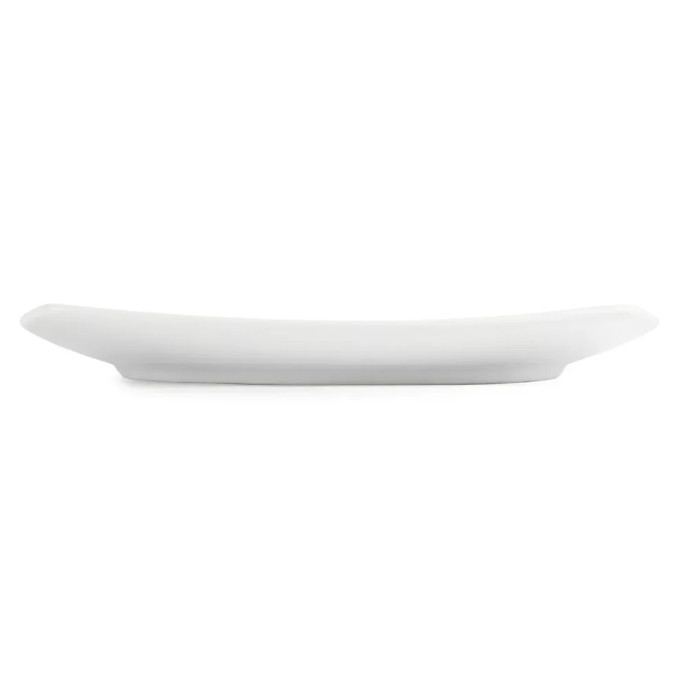 Olympia Whiteware Rounded Square Plates 240mm (Pack of 12) - Image 2