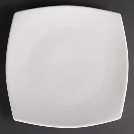Olympia Whiteware Rounded Square Plates 305mm (Pack of 6)