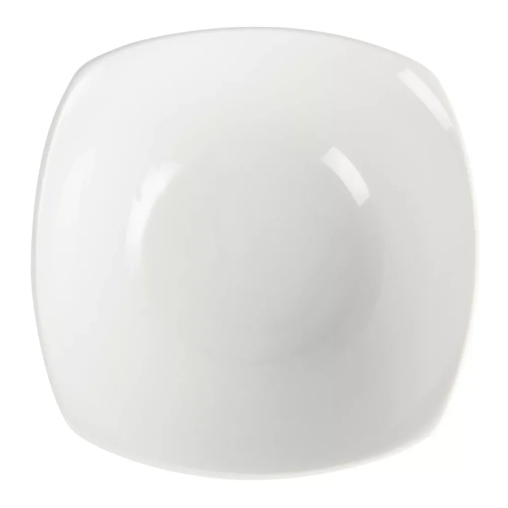Olympia Whiteware Rounded Square Bowls 180mm (Pack of 12) - Image 4