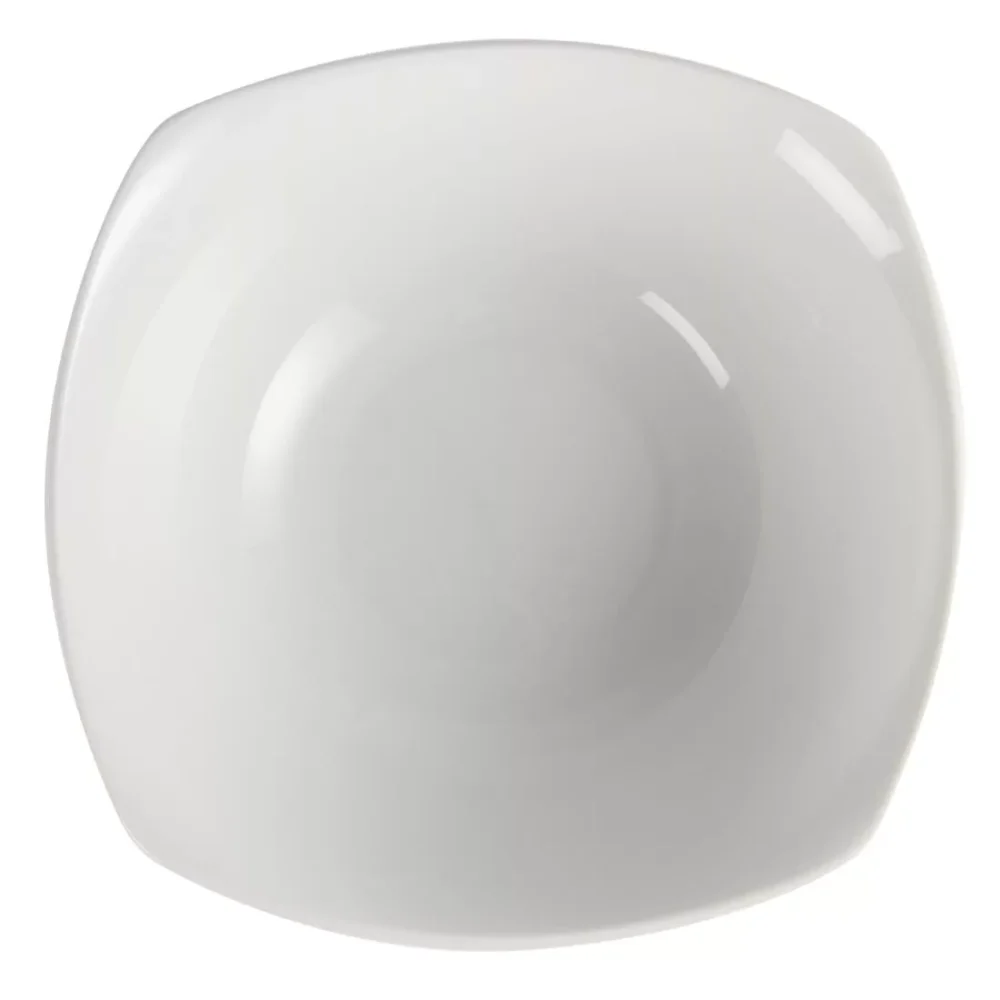 Olympia Whiteware Rounded Square Bowls 220mm (Pack of 12) - Image 4