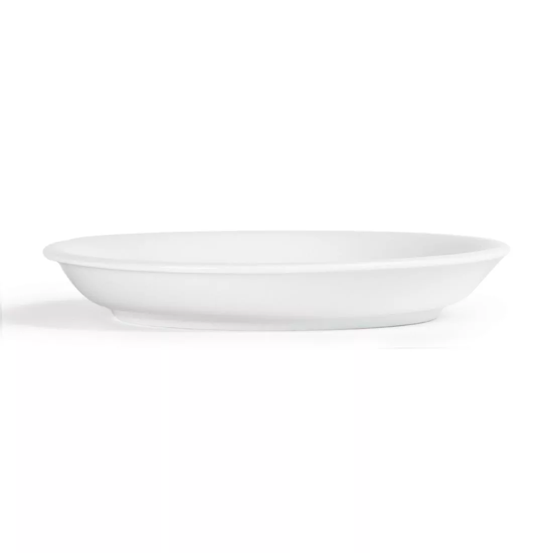 Olympia Whiteware Cappuccino Saucers 180mm (Pack of 12) - Image 4