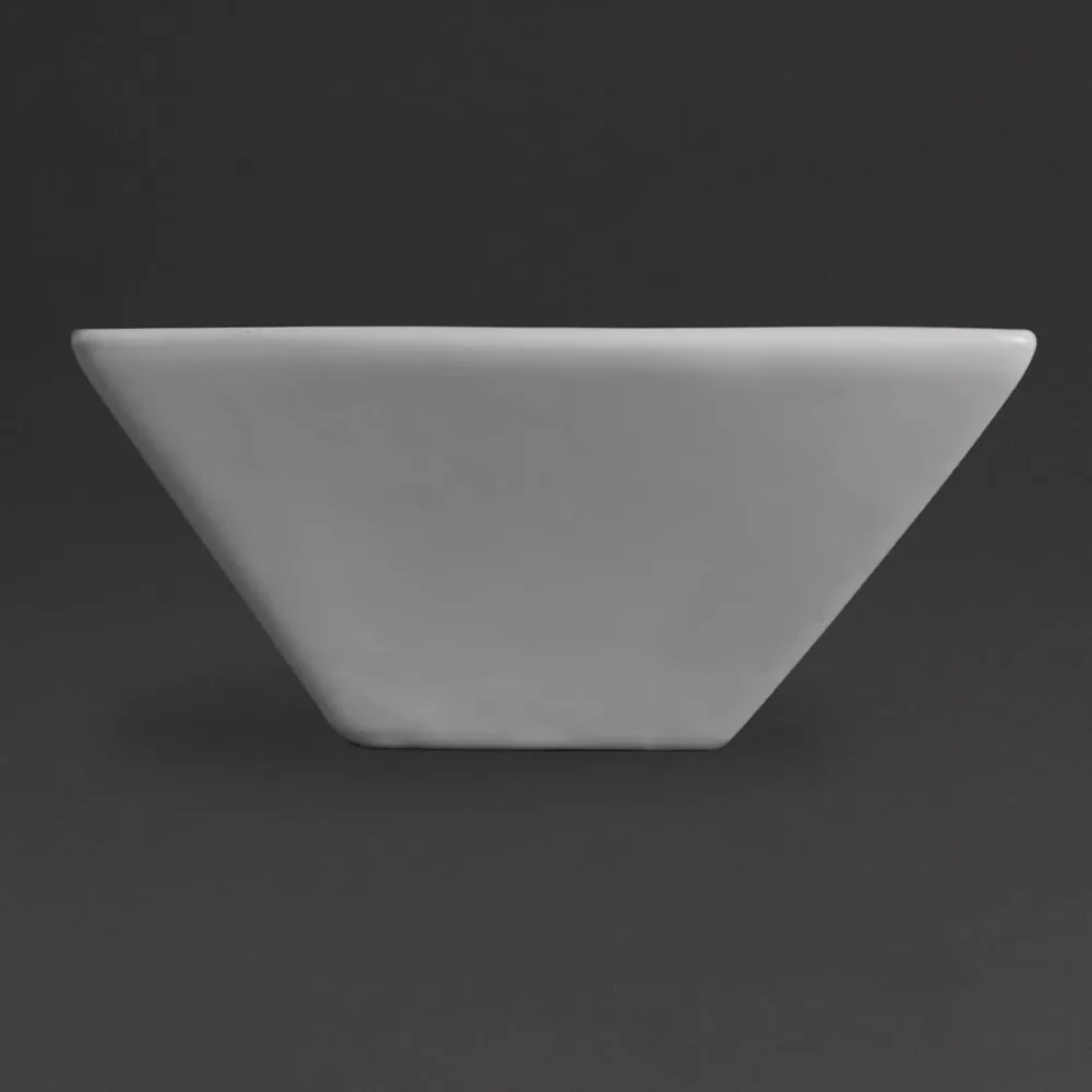 Olympia Whiteware Square Bowls 170mm (Pack of 12) - Image 3