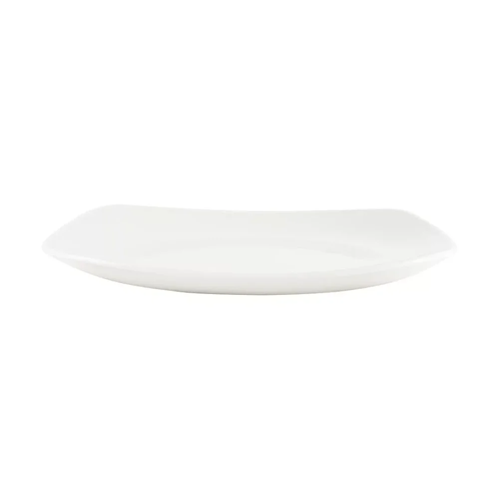 Churchill Plain Whiteware X Squared Plates 252mm (Pack of 12) - Image 2