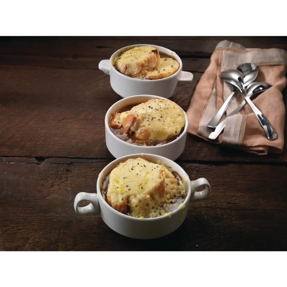 Steelite Simplicity White Lugged Stacking Soup Cups 285ml (Pack of 36) - Image 2