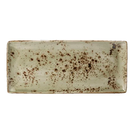 Steelite Craft Green Rectangular Platters 370 x 165mm (Pack of 6)