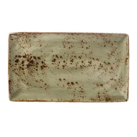 Steelite Craft Green Rectangular Platters 330x 190mm (Pack of 6)