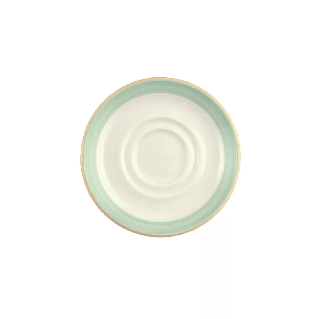 Steelite Rio Green Low Cup Saucers 165mm (Pack of 36)