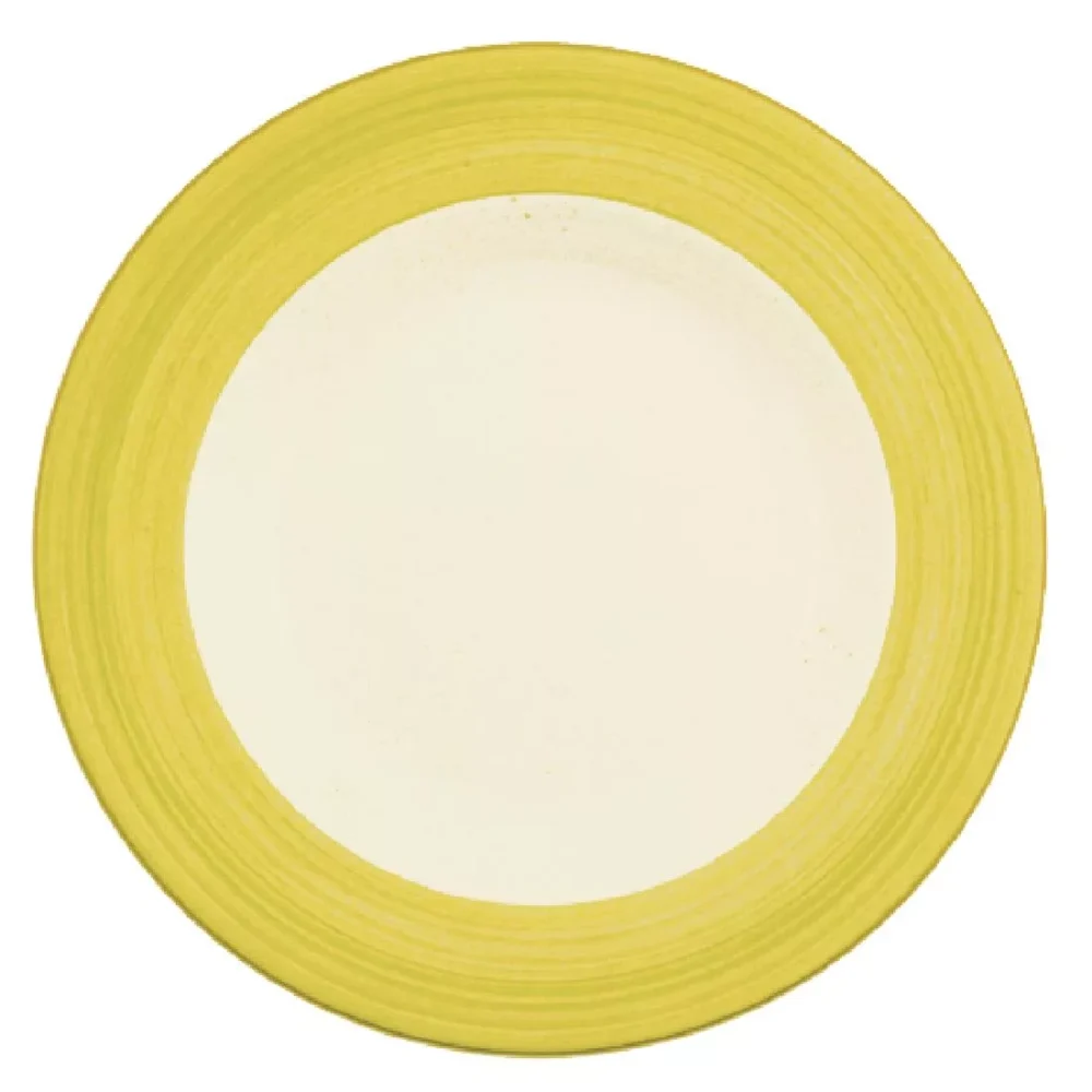 Steelite Rio Yellow Slimline Plates 255mm (Pack of 24)