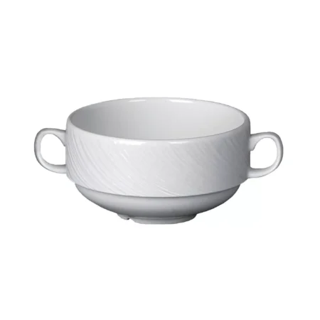 Steelite Spyro Handled Soup Cups 285ml (Pack of 36)