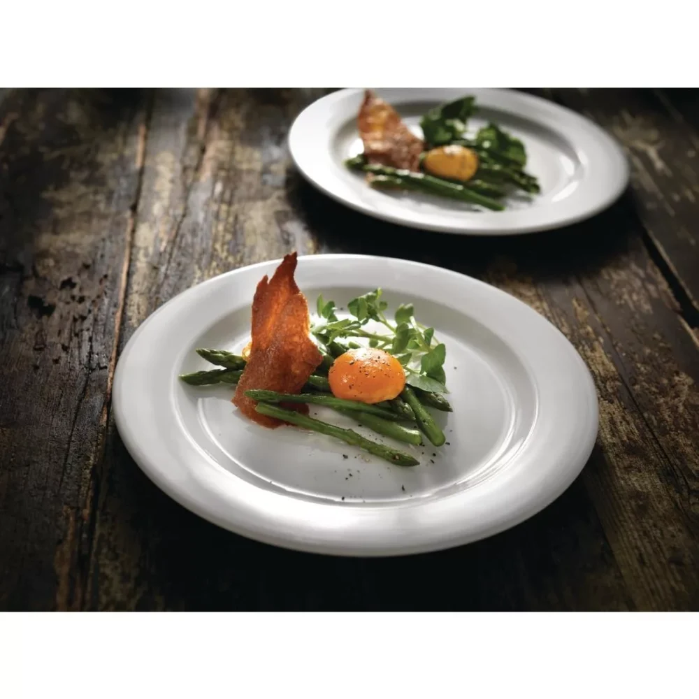 Steelite Monaco White Vogue Plates 255mm (Pack of 24) - Image 3